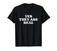 Original Yes They Are Real Y2K Aesthetic Trendy Camiseta