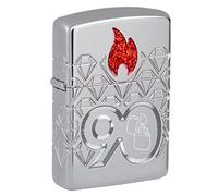 Original Zippo Armor Funda 90th Aniversario Coleccionable 2022" 60006190 Limitada En 3000 Piezas, 8seitig Tiefengraviert, con Epoxy Brillante Inlay, en Caja de Regalo