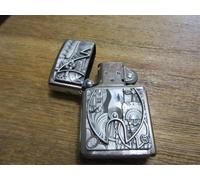 Original Zippo Emblema Mechero R.i.p. Skull Flame más Ligero Encendedor Rip