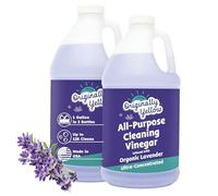 Originally Yellow, Vinagre blanco destilado para limpieza | Concentrado de vinagre de limpieza multiusos | Infundido con lavanda orgánica | 64 onzas x 2 piezas