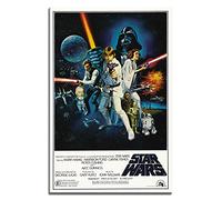 ORIGINALOOPS.COM Cuadro Lienzo Star Wars IV una Nueva Esperanza Listo para Colgar (40x30)