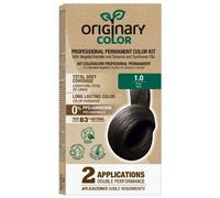 Originary Color - Kit de Coloración Profesional Permanente 1-0 Negro