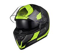 ORIGINE Casco Integral de Moto ECE Homologado con Visera (Advanced Fluo Yellow-blk Matt, S)