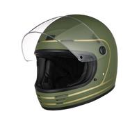 ORIGINE Casco Integral para Motocicleta, Casco Retro Vintage con Visera ECE