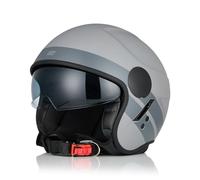 ORIGINE Casco Jet de Moto con Visera Casco Scooter Homologado ECE2206