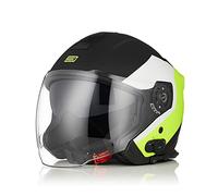 ORIGINE Casco Jet Moto Bluetooth Homologado ECE con Doble Visera