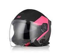 ORIGINE Casco Jet Moto Bluetooth Homologado ECE con Doble Visera