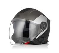 ORIGINE Casco Jet Moto Bluetooth Homologado ECE con Doble Visera