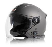 ORIGINE Casco Jet Moto Bluetooth Homologado ECE con Doble Visera
