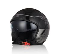 ORIGINE Casco Jet Moto Casco Scooter Abierto con Visera Homologado ECE 22-06