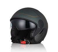 ORIGINE Casco Jet Moto Casco Scooter Abierto con Visera Homologado ECE 22-06