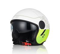 ORIGINE Casco Jet Moto Casco Scooter Abierto con Visera Homologado ECE 22-06