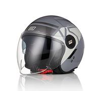 ORIGINE Casco Moto Jet Casco Scooter Abierto con Doble Visera Homologado ECE 22-06