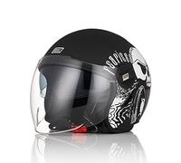 ORIGINE Casco Moto Jet Casco Scooter Abierto con Doble Visera Homologado ECE 22-06