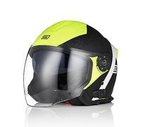 ORIGINE Casco Moto Jet con Bluetooth Casco Scooter con Doble Visera Homologado ECE 22-06