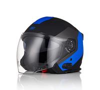 ORIGINE Casco Moto Jet con Bluetooth Casco Scooter con Doble Visera Homologado ECE 22-06