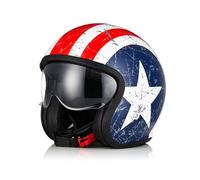 ORIGINE Casco Moto Jet Scooter Casco con Visera Homologado ECE 22-15