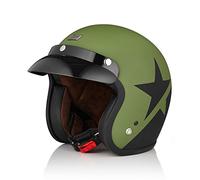 ORIGINE Open Motorcycle Jet Casco ECE Homologado Scooter Casco con Visera