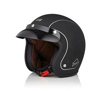 ORIGINE Open Motorcycle Jet Casco ECE Homologado Scooter Casco con Visera