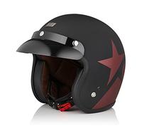 ORIGINE Open Motorcycle Jet Casco ECE Homologado Scooter Casco con Visera