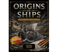 ORIGINS OF SHIPS: Historical Vessels Through Time - Adult Coloring Book of Ancient Ships, Boats and Maritime History (Legends of Steel)
