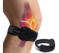 Origintek Rodillera para deporte, fitness y vida diaria - Rodillera ajustable contra tendinitis rotuliana, rodillera de corredor y dolor de rodilla - Banda unisex para talla XL, 2 piezas