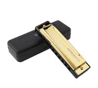 OriGlam Blues Arpa Armónica C Key, diatónica 10 agujeros 20 melodías armónica boca, órgano clave de C, armónica C para principiantes, niños, estudiantes, adultos, con funda y paño de limpieza