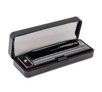 OriGlam Blues Harmonica - Arpa de boca, 10 agujeros, armónica con llave C para adultos principiantes