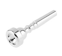 OriGlam Boquilla de trompeta Instrumentos Boquilla, Bb trompeta chapada en plata reemplazo para principiantes profesionales (3C)