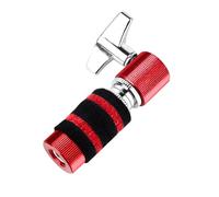 OriGlam Embrague Hi Hat de aleación de aluminio, soporte de tambor de jazz para platillos de, piezas de percusión, accesorios para instrumentos (rojo)