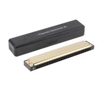 OriGlam Harmonica - Arpa de órgano de boca, llave de 24 agujeros, trémolo profesional, diatónica para principiantes y adultos