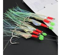 OriGlam Luminosas Plataformas de Pesca, señuelos de Pesca, Plataformas de Cebo, Plataformas de mar de Piel de Pescado Real