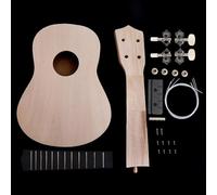 OriGlam - Ukulele de 53,3 cm en kit de montaje para amigos, familiares y aficionados
