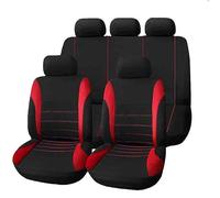 ORIGNL Fundas Asientos Coche Plazas De Aparcamiento para Peugeot 106 107 205 206 207 208 301 306 307 309 405 406 408 508 607 807 2008 Coche Fundas Asientos (Color : LK-Red)