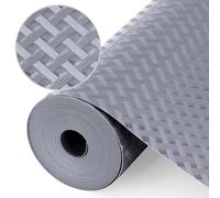 Origuuds Protector Cajones Cocina EVA Plastico Protector Antideslizante Estantes el Gabinete Impermeable, para Nevera Mueble Fregadero Estante (Gris/30cm x 300cm)