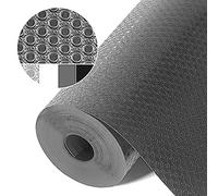 Origuuds Protector Cajones Cocina Non Adhesivo EVA Plastico Protector Antideslizante Estantes el Gabinete Impermeable, para Nevera Mueble Fregadero Estante (Gris/60cmx600cm)