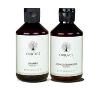 Origycs Pack Champú y Acondicionador Rescate 250ml - Sin Sulfatos ni Siliconas | Hidratante y Reparador con Extractos de Uva, Algodón y Flor de Azahar | Vegano y 92.6% Ingredientes Naturales