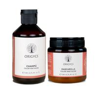 Origycs Pack Champú y Mascarilla Color&Glow 250ml - Colores Más Duraderos, Brillantes y Protegidos | Con Uva, Romero, Oliva y Abisinia | Sin Sulfatos ni Siliconas, Vegano y +93% Ingredientes Naturales