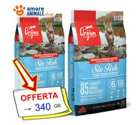 Orijen Cat Six Fish → 340 Gr / 1,8-5,4 KG - Croquetas Gatos, Seco Para Gato