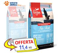 ORIJEN Perro Six & Fish 11,4 KG - Con Pescado para Adultos De Todas las Tamaños