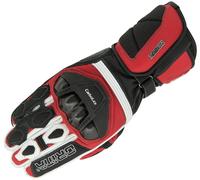 Orina Impact Guantes de moto, negro-rojo, tamaño S para Hombres