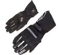 Orina Lucy Guantes de la motocicleta, negro-blanco, tamaño L para Mujer