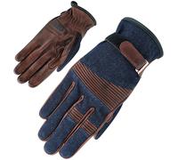 Orina Miami Guantes de moto, Marrón/azul, Talla 7