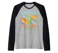 Orina Para Una Gran Sorpresa Espárragos Jardín Vegetal Vegano Camiseta Manga Raglan
