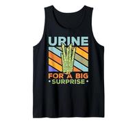 Orina Para Una Gran Sorpresa Espárragos Jardín Vegetal Vegano Camiseta sin Mangas