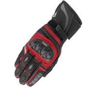 Orina Splash Guantes de motocicleta, negro/rojo, Talla 12 (3XL)