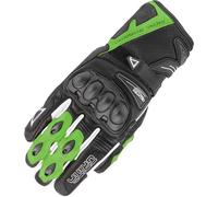 Orina Stream Guantes de moto, negro-verde, tamaño 2XL para Hombres