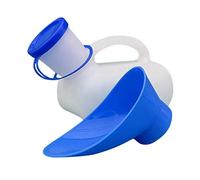 Orinal 1000 ml para Hombres y Mujeres, Unisex, Emergencia, Orinal Masculino, Unisex, Viajes, Camping, portátil, plástico, Polietileno, con Conector suministrado al Azar