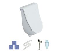 Orinal al aire libre - ABS 38.5x28.5x18cm | Montado en la pared Diverter Flushing Urinal con miembro Inodoro Portátil Fixture Bathroom Potty Trainer | for garage backyard RV bathroom daily use