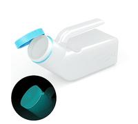 Orinal, Botella for orina masculina de 1 l con tapa que brilla en la oscuridad
